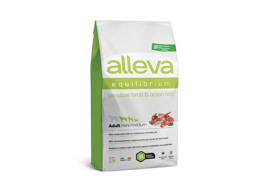 Alleva Equilibrium Sensitive Lamb Adult – Mini/Medium – Yetişkin Köpek Maması